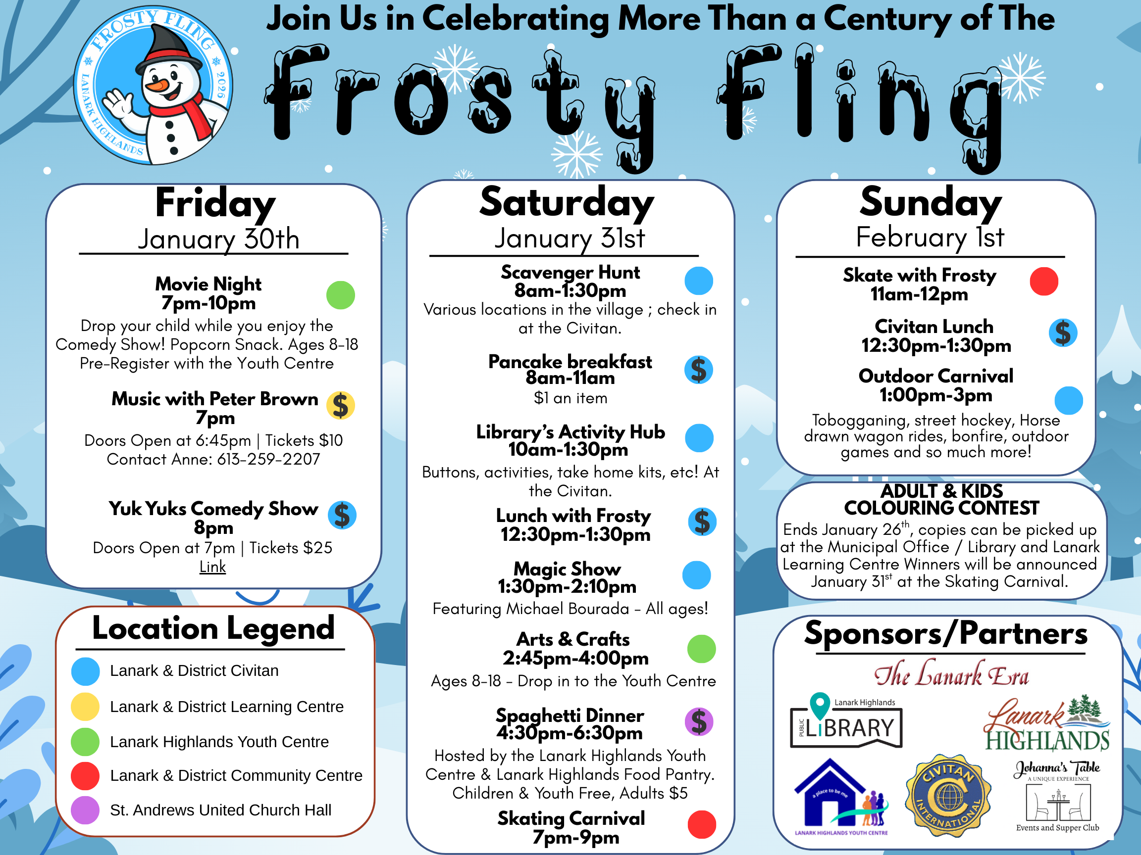 Frosty Fling Poster UPDATED