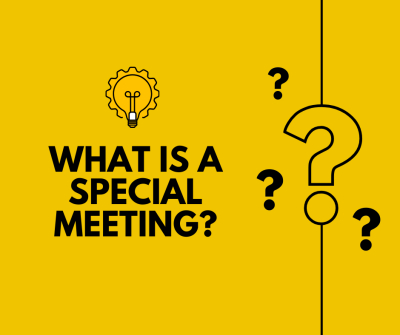 what is a special meeting